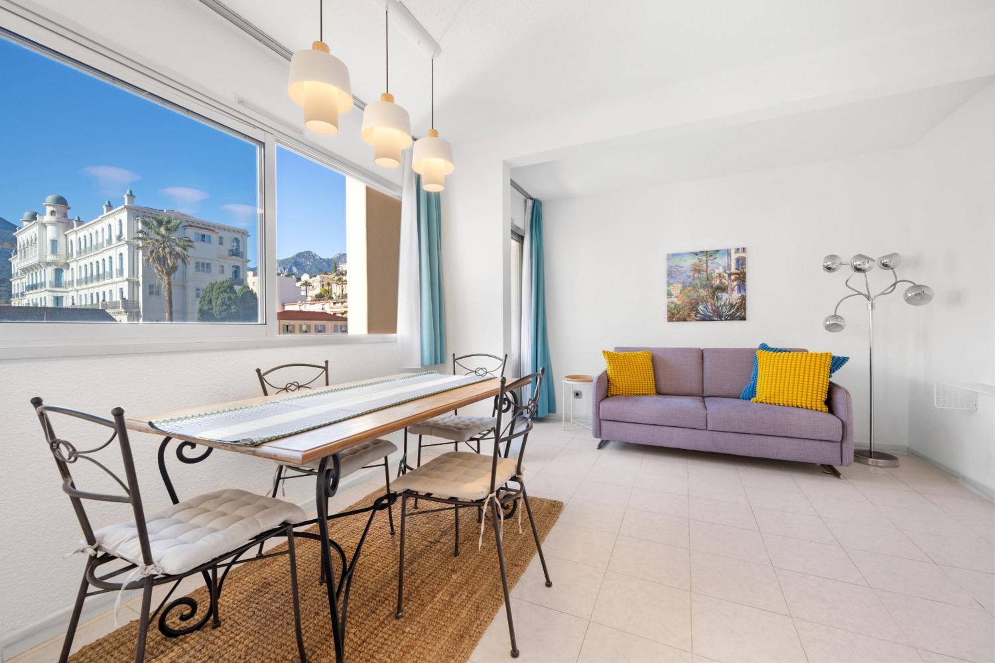 מנטון "Charmant Studio" Plein Centre, Calme, Terrasse מראה חיצוני תמונה